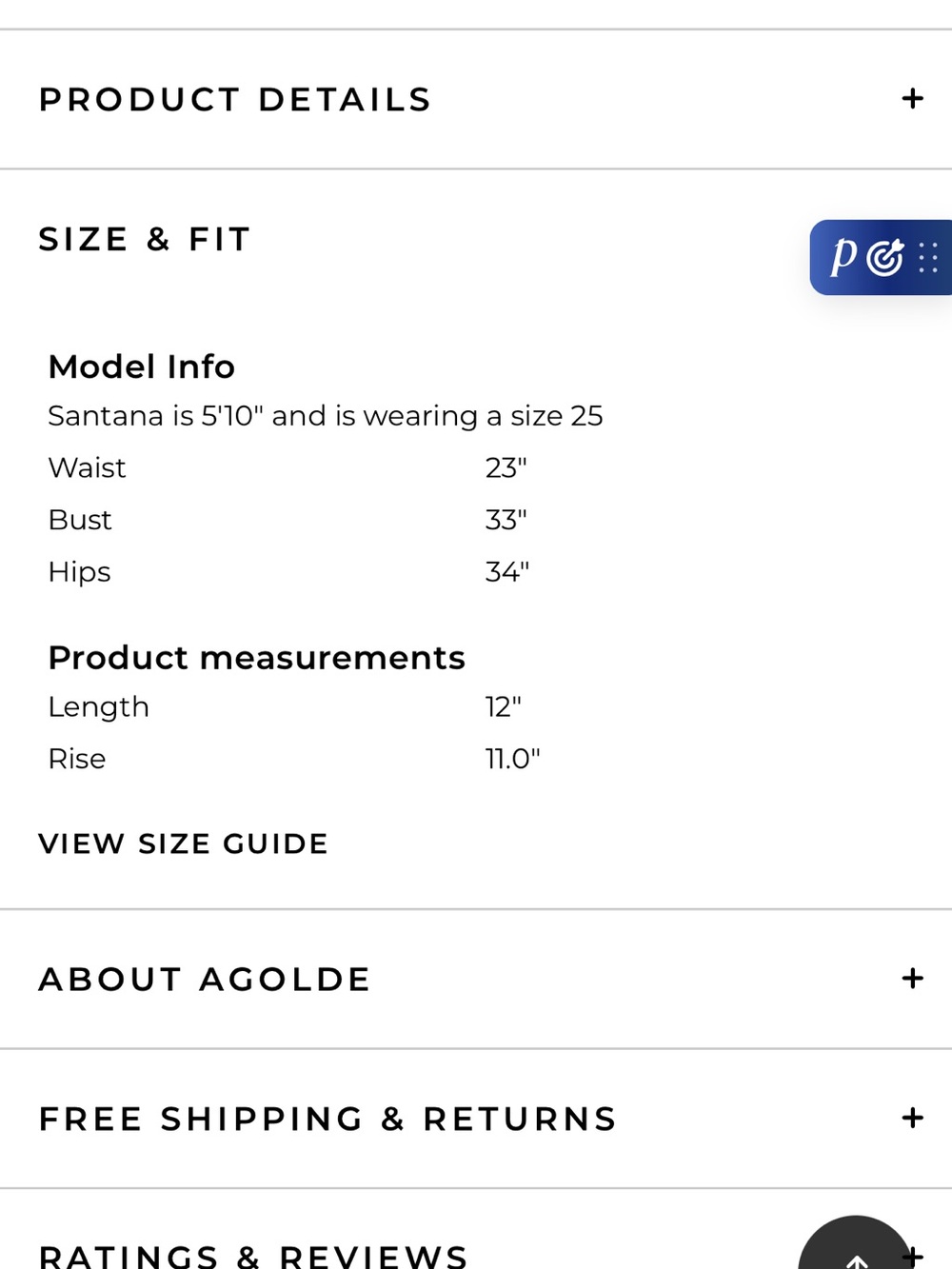 Agolde Parker Shorts 24 - Picture 11 of 11